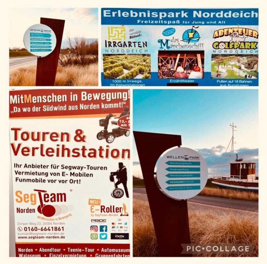 Hotel Pension Garni Haus Am Strand 2 Norddeich  Eksteriør billede